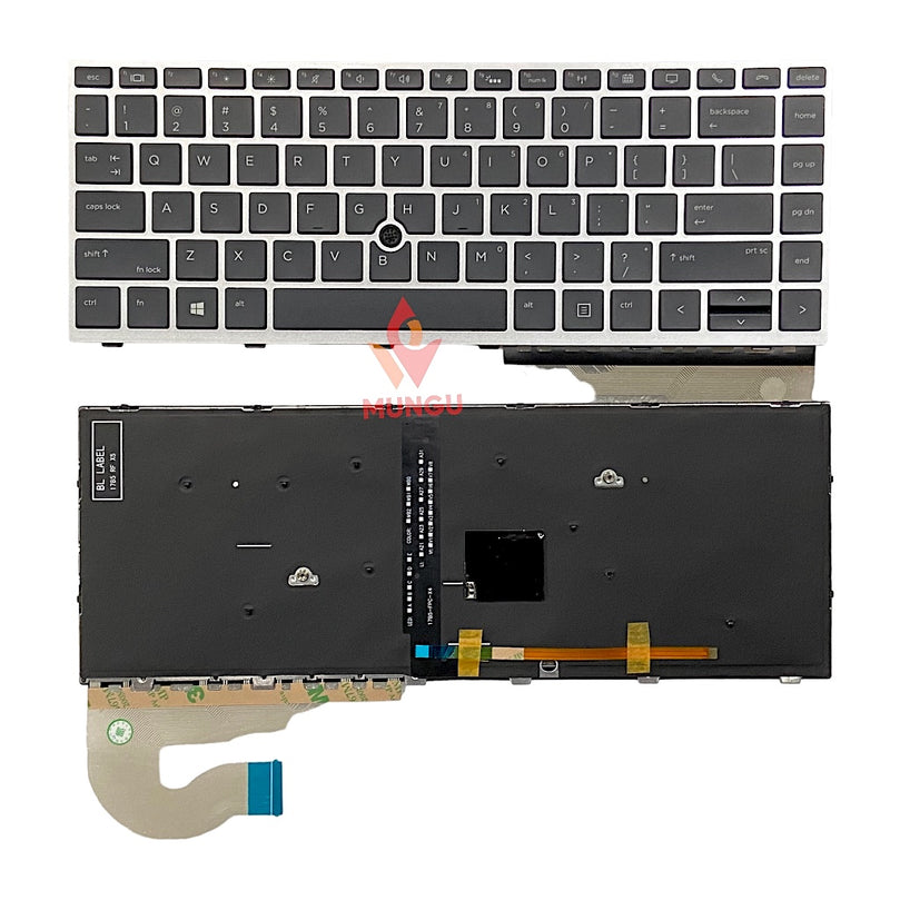 Premium Keyboard for HP Elitebook 840 G5 840 G6 with backlight and Track point