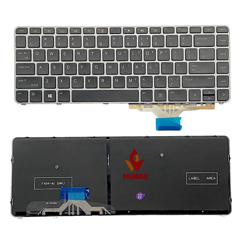 Premium Keyboard for HP EliteBook Folio 1040 G3 keyboard 844423-001 818252-001 with Backlight US layout