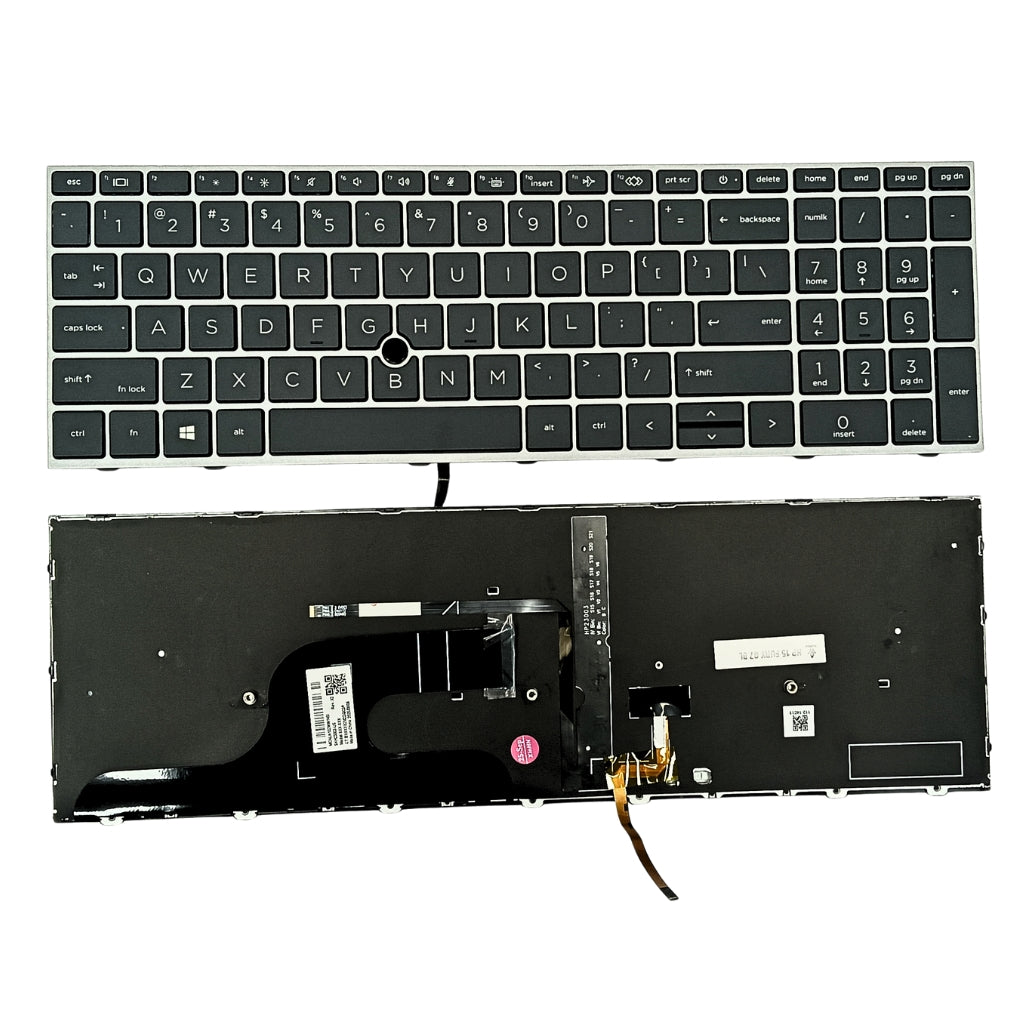 Premium Keyboard for HP ZBook Fury 15 G7 G8 with Backlight and Trackpad US layout