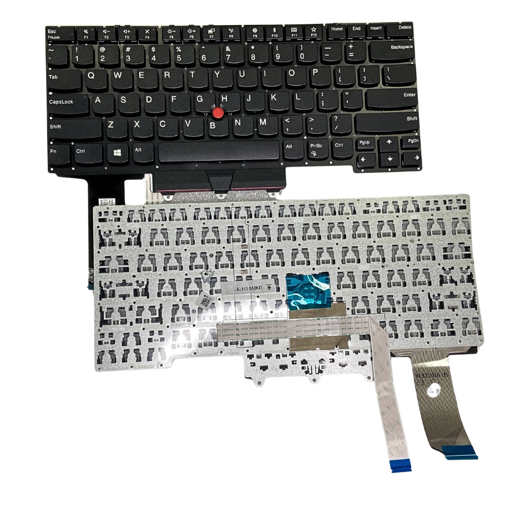 Keyboard for Lenovo Thinkpad E14 Gen 1 Black with Trackpad without Backlight