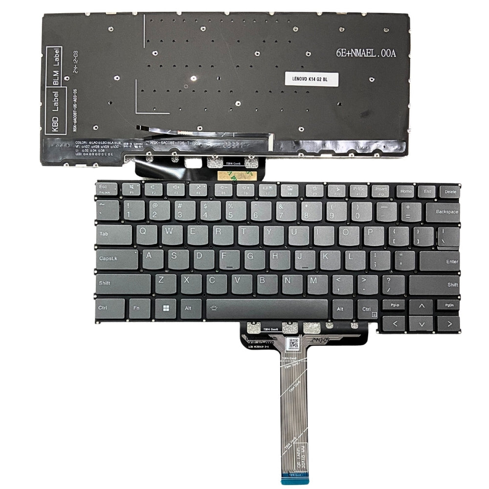 Premium Keyboard for Lenovo Thinkpad K14 G2 with Backlight
