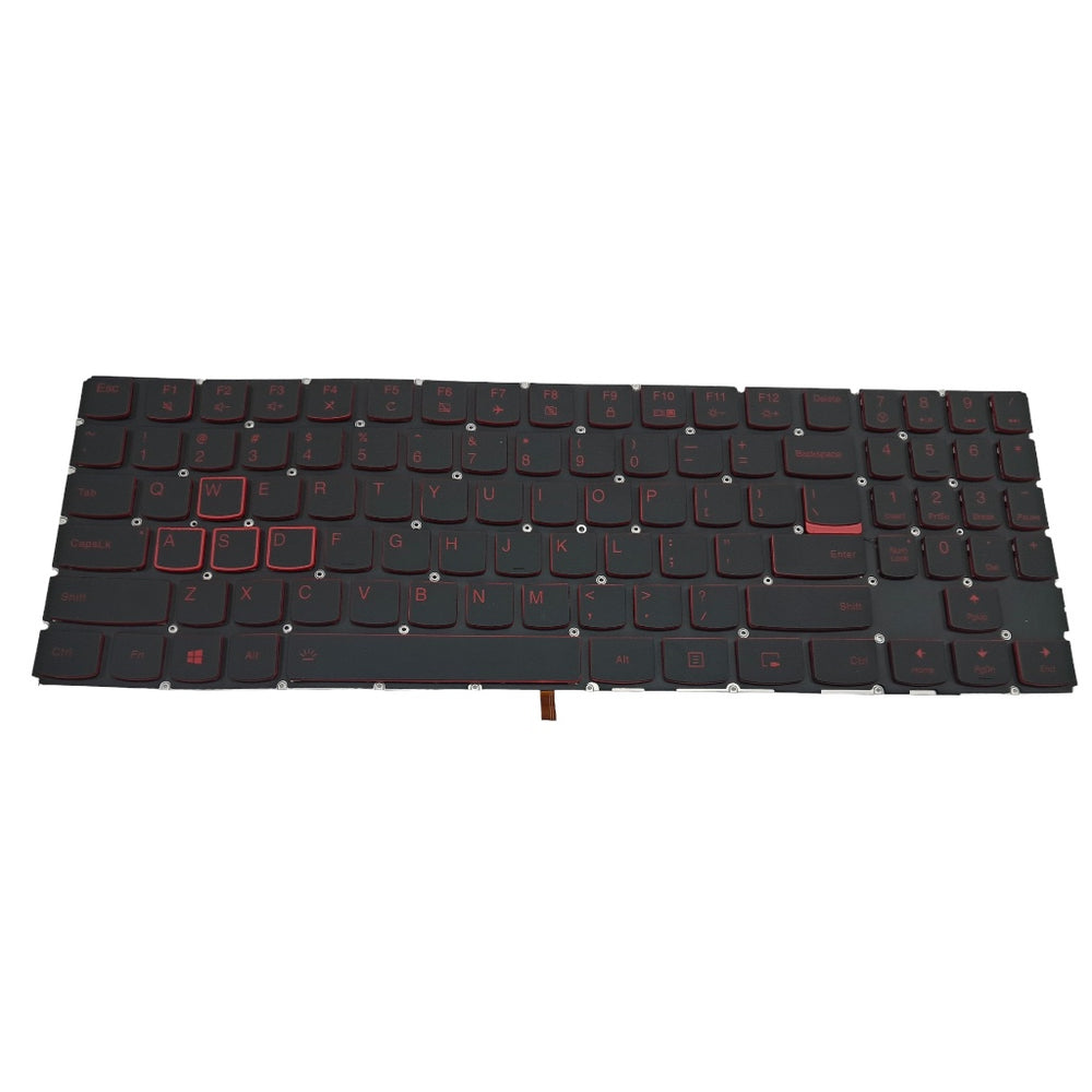 Premium Keyboard for Lenovo Legion Y520 Y530 Y720 Red Keys with backlight US Layout