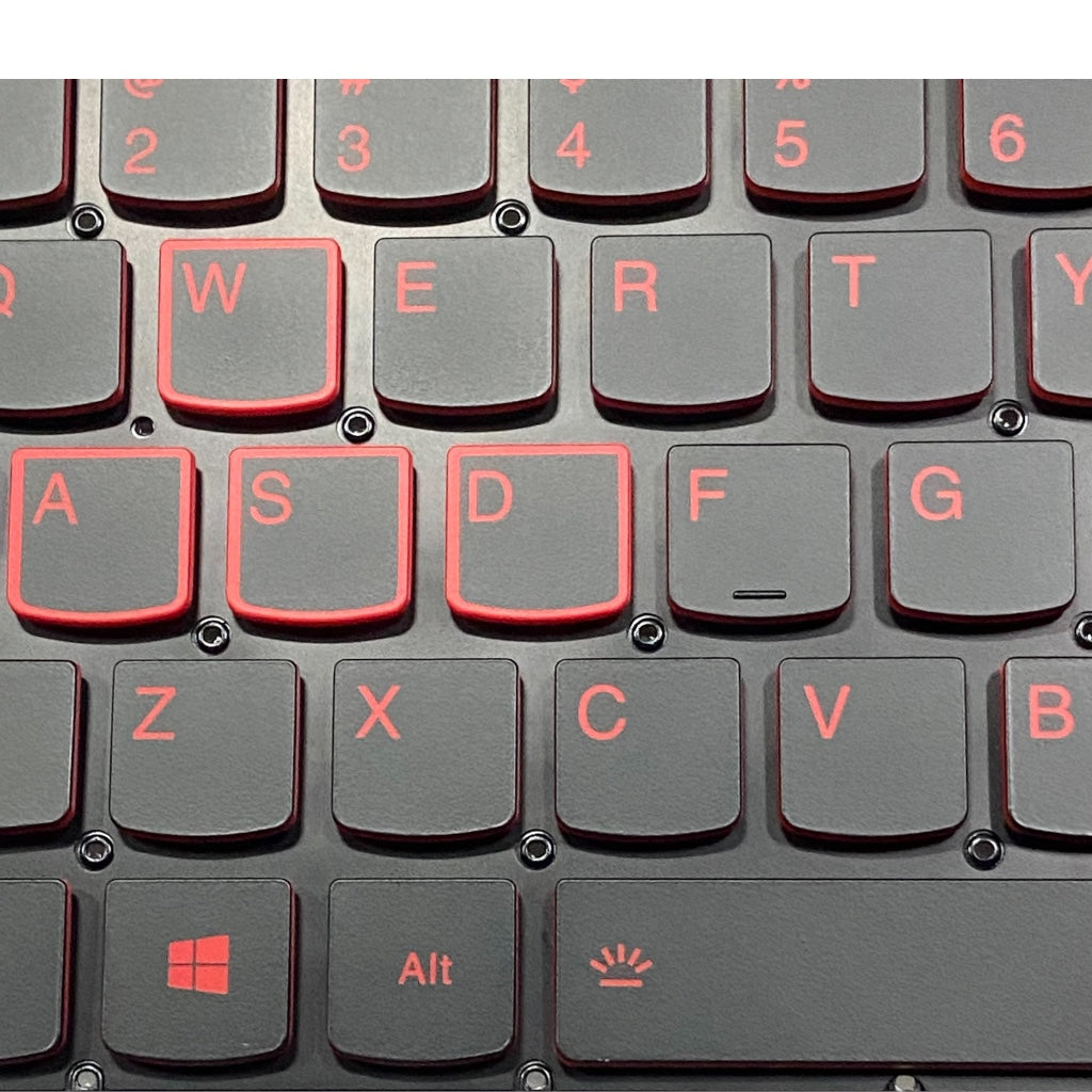 Premium Keyboard for Lenovo Legion Y540-15 RED Keys with Backlight US type