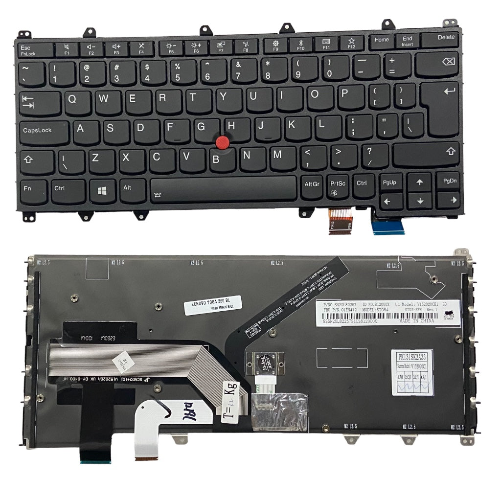 Premium Keyboard for Lenovo Thinkpad Yoga 260 370 X380 with Backlight US layout