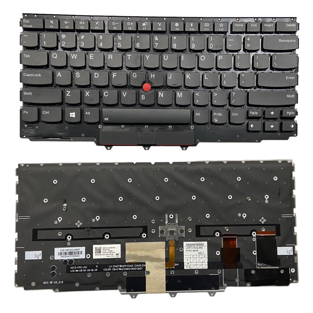 Premium Keyboard for Lenovo Yoga X1 2nd Gen Yoga X1 3rd Gen with Trackball and Backlight