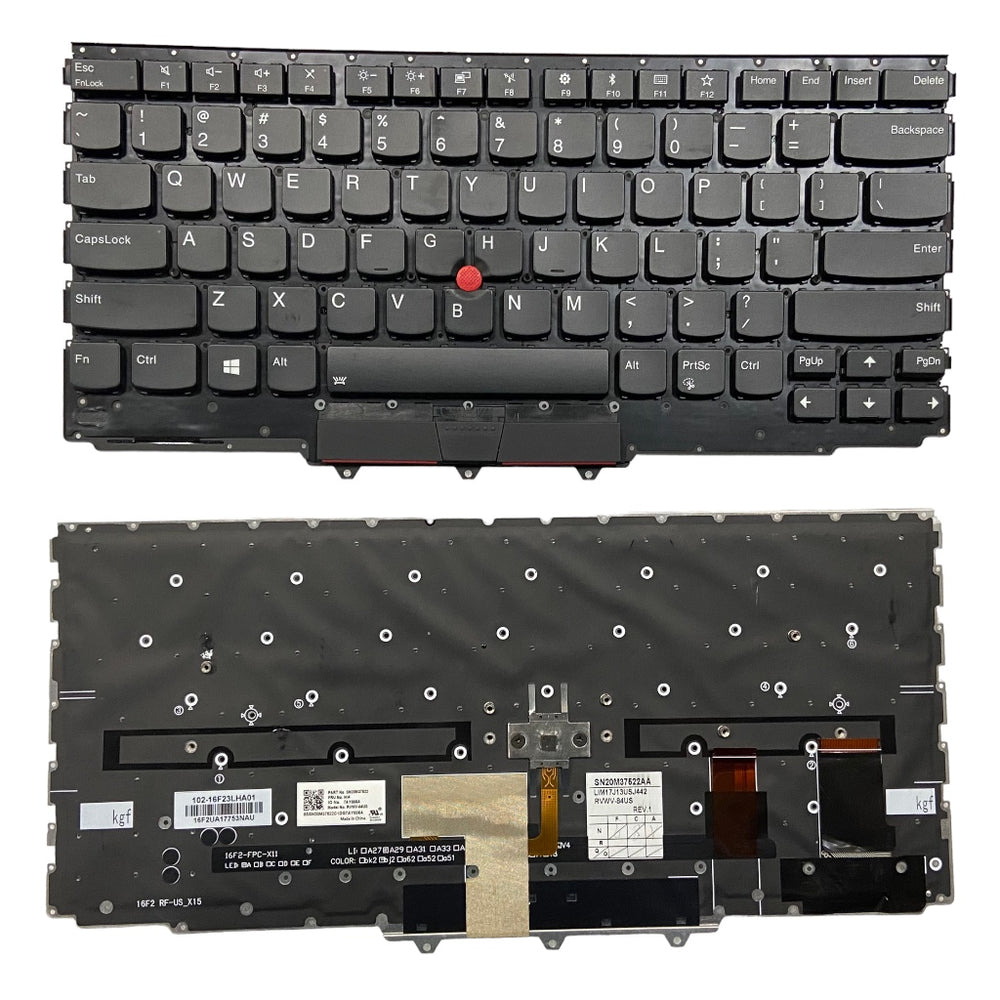 Premium Keyboard for Lenovo Yoga X1 2nd Gen Yoga X1 3rd Gen with Trackball and Backlight