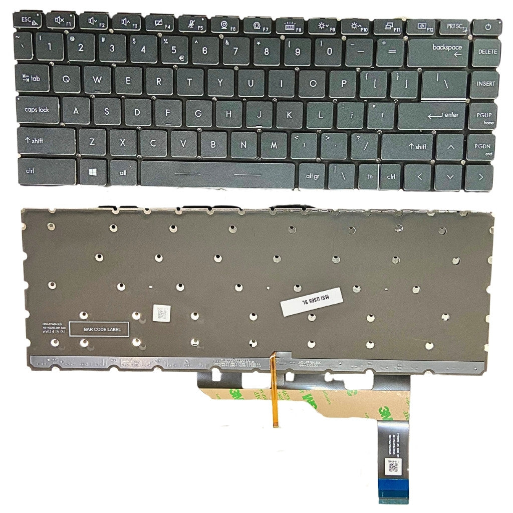 Premium Keyboard for MSI Stealth GS66 GE66 MS-1541 MS-1542 with Backlight US layout