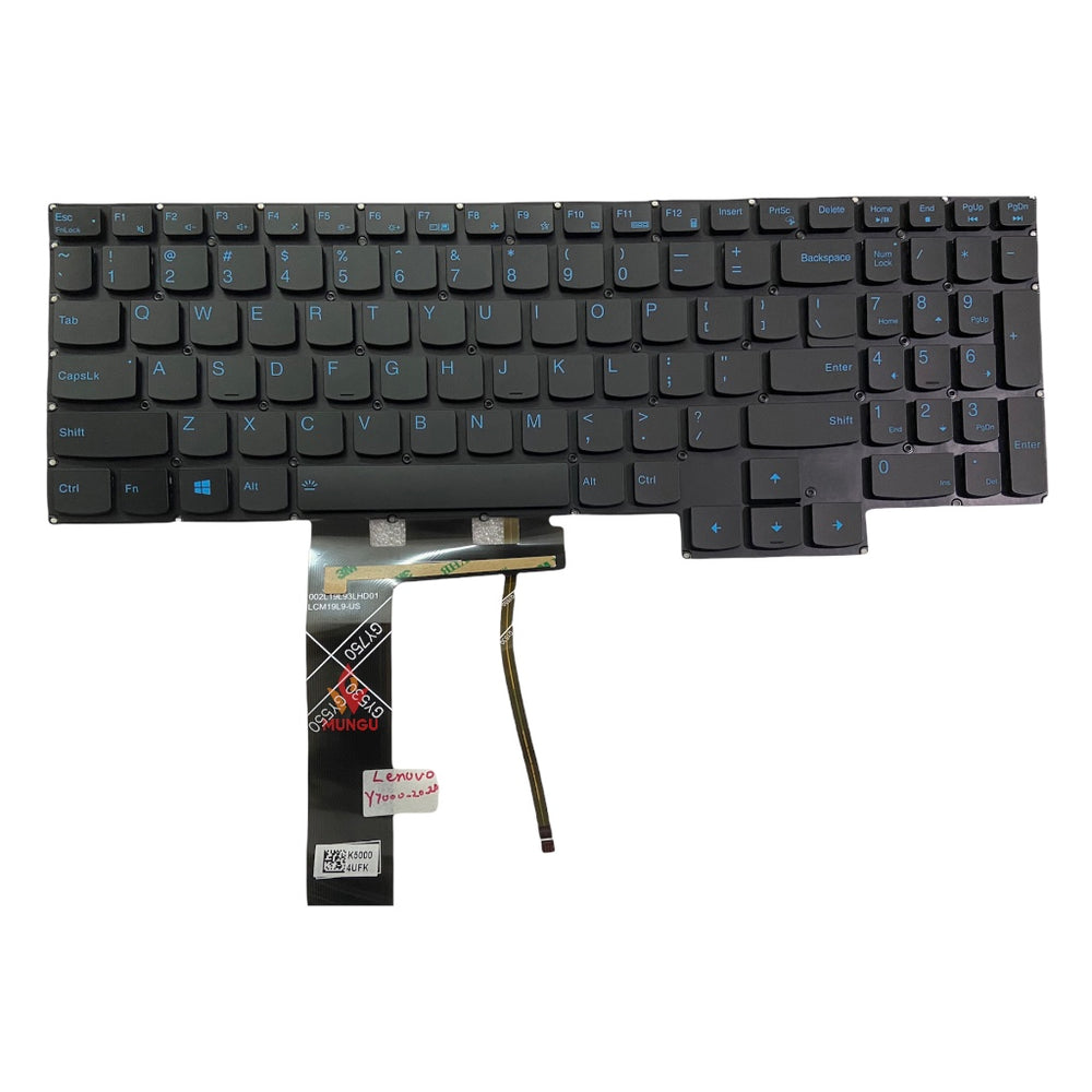 Premium Keyboard for Lenovo Legion Y7000 Series Legion Y550-15 Legion 5-15IMH05H Blue Keys with Backlight