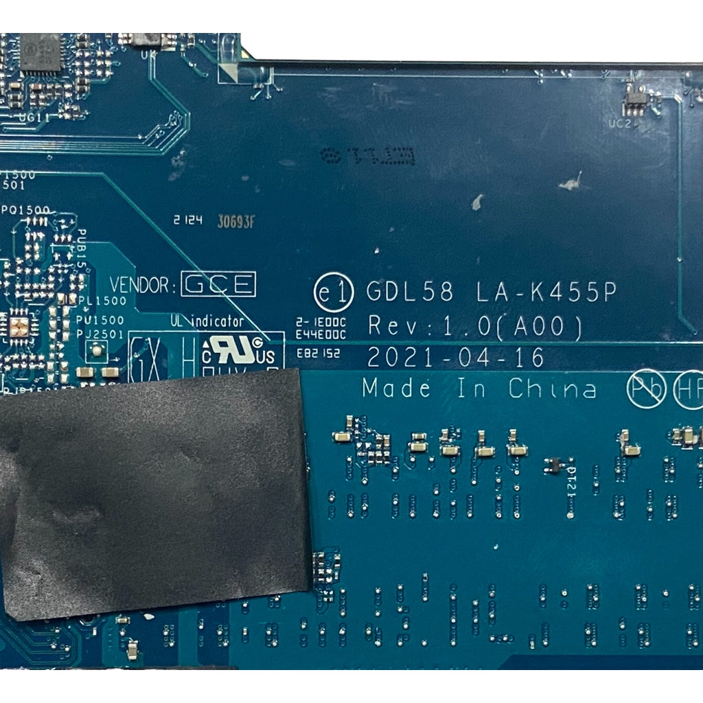 Motherboard for Dell G15 5511 Core i5-11400H with RTX3050 4GB LA-K455P 0GH9WH