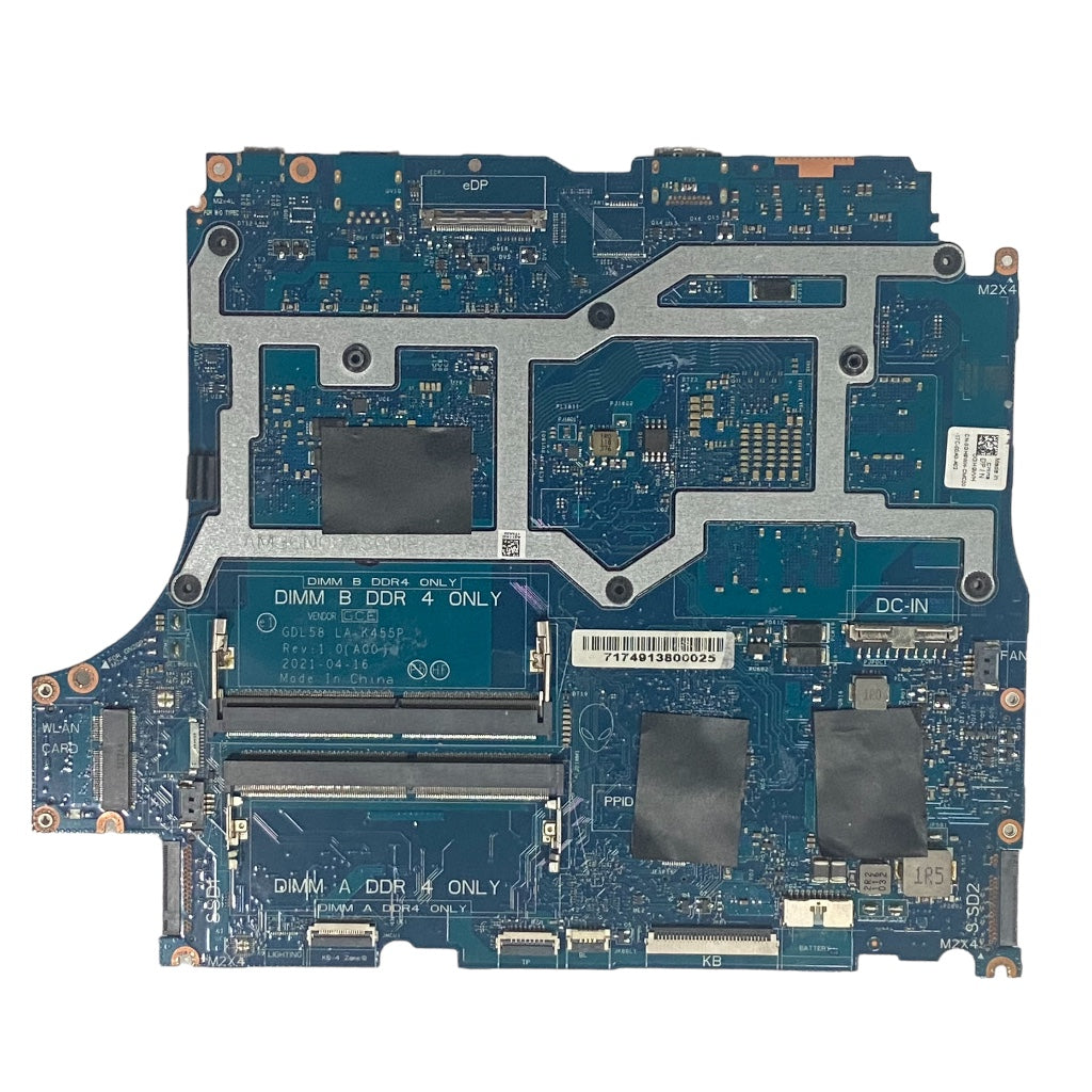 Motherboard for Dell G15 5511 Core i5-11400H with RTX3050 4GB LA-K455P 0GH9WH