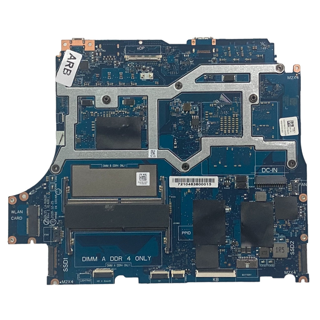 Motherboard for Dell G15 5510 Core i5-10500H with RTX3050 4GB LA-K662P 0Y54CX