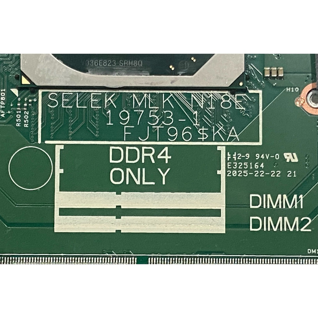 Motherboard for Dell G3 15 3500 G5 5500 Core i7-10750H with GTX1660Ti 6GB 19753-1 0DV11C