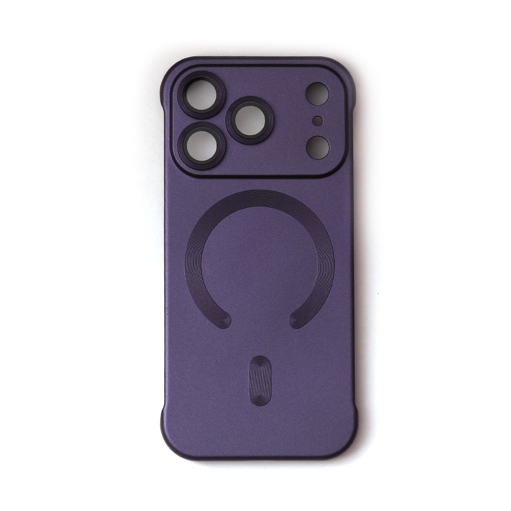 Mungu Highly Premium Metal Finish Side Cut iPhone 17 Cases with Magsafe