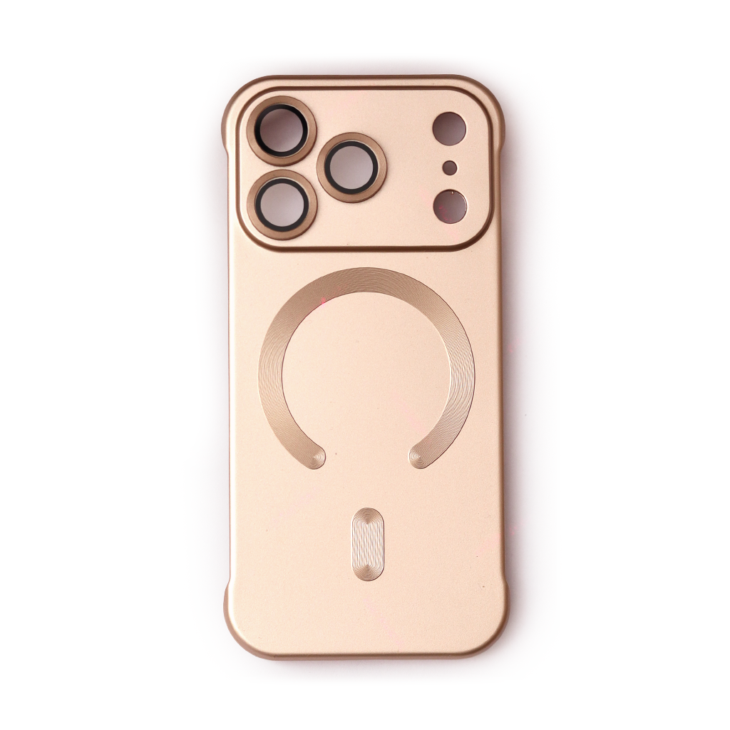 Mungu Highly Premium Metal Finish Side Cut iPhone 17 Cases with Magsafe
