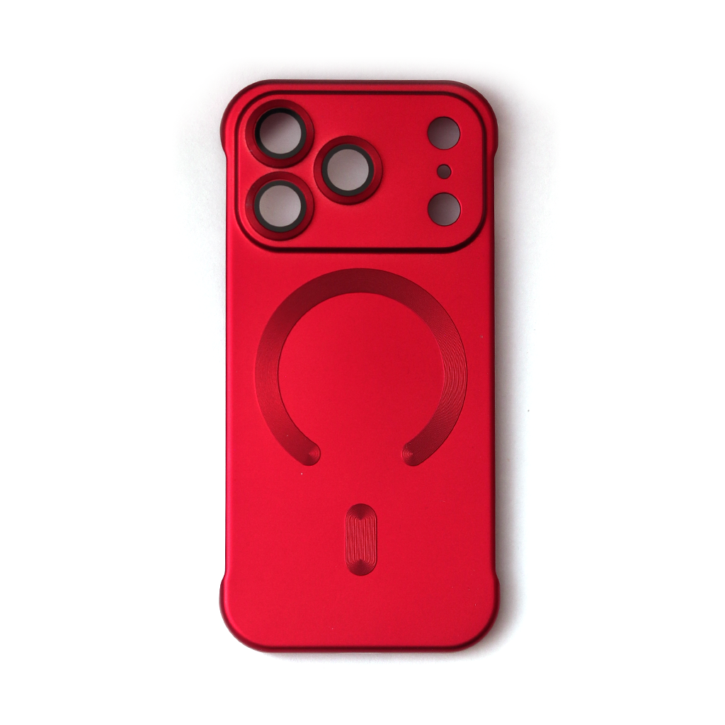 Mungu Highly Premium Metal Finish Side Cut iPhone 17 Cases with Magsafe