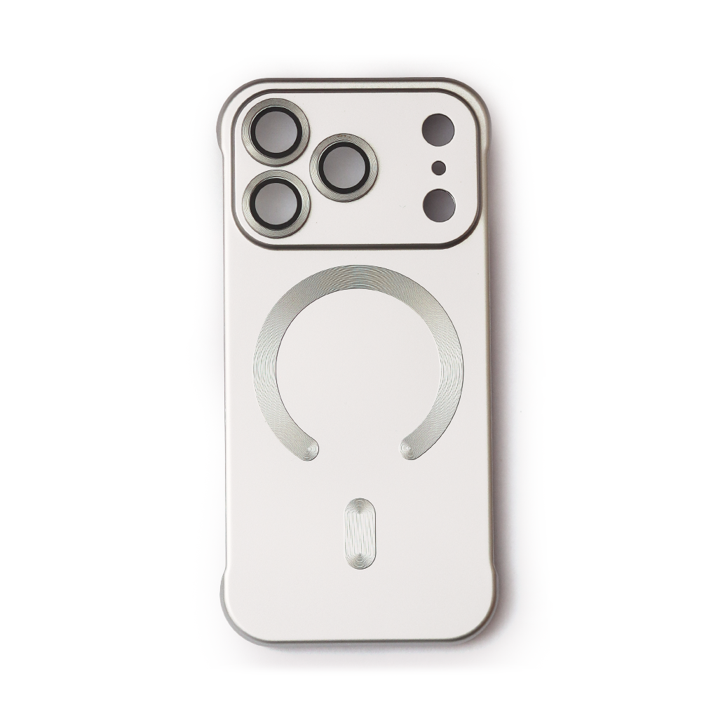 Mungu Highly Premium Metal Finish Side Cut iPhone 17 Cases with Magsafe