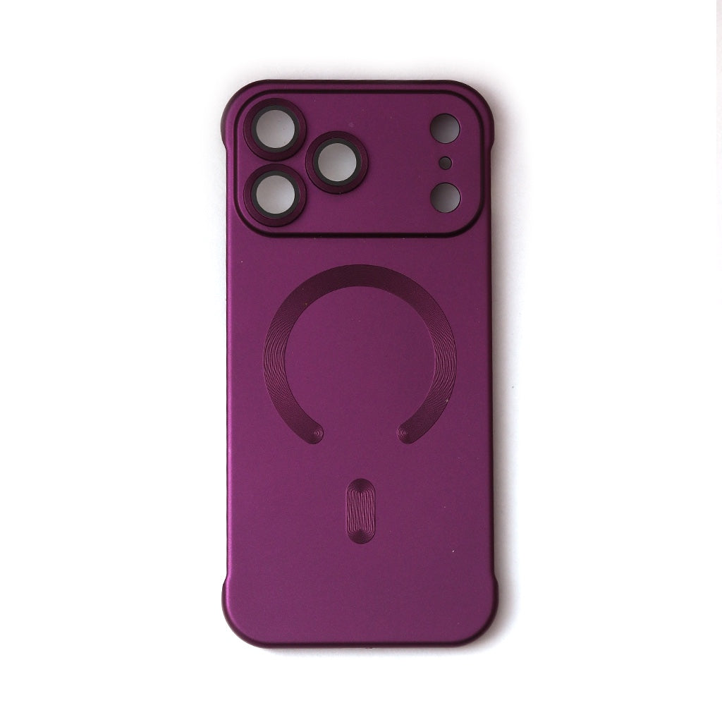 Mungu Highly Premium Metal Finish Side Cut iPhone 17 Cases with Magsafe