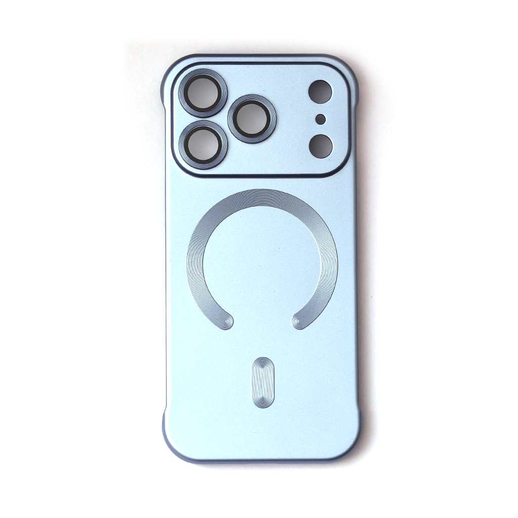 Mungu Highly Premium Metal Finish Side Cut iPhone 17 Cases with Magsafe