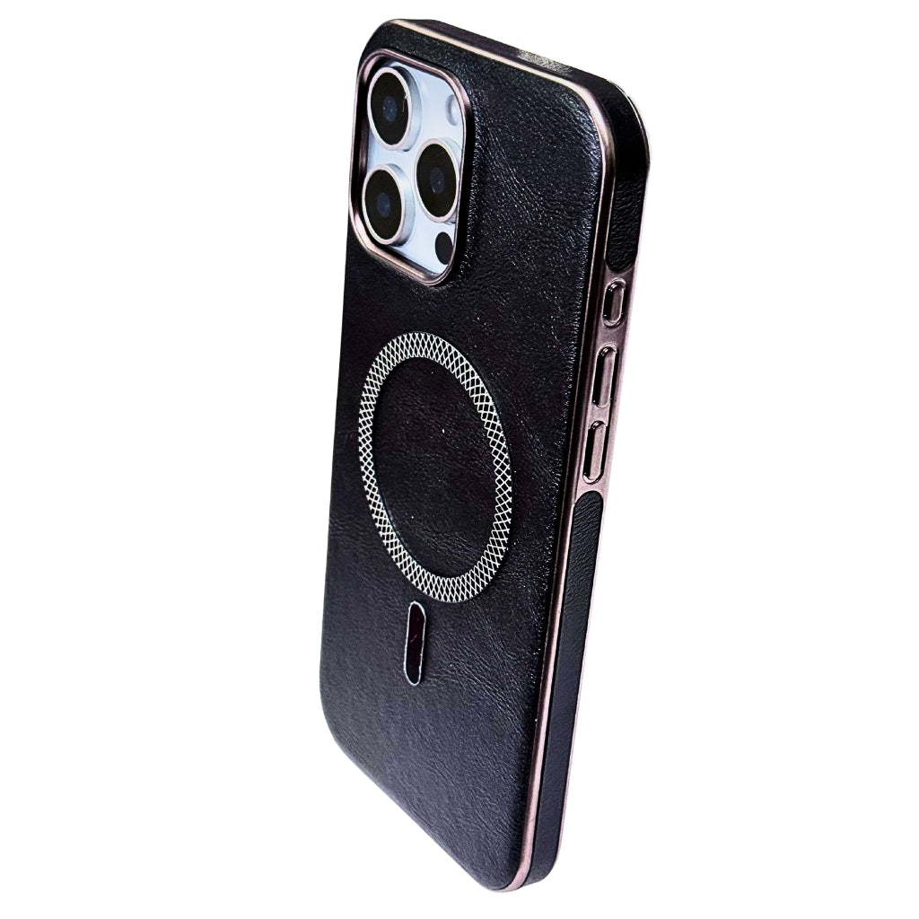 Mungu Highly Premium Leather Case for iPhone 16 Pro 16 Pro Max 15 Pro 15 Pro Max with Megsafe in 8 Colours