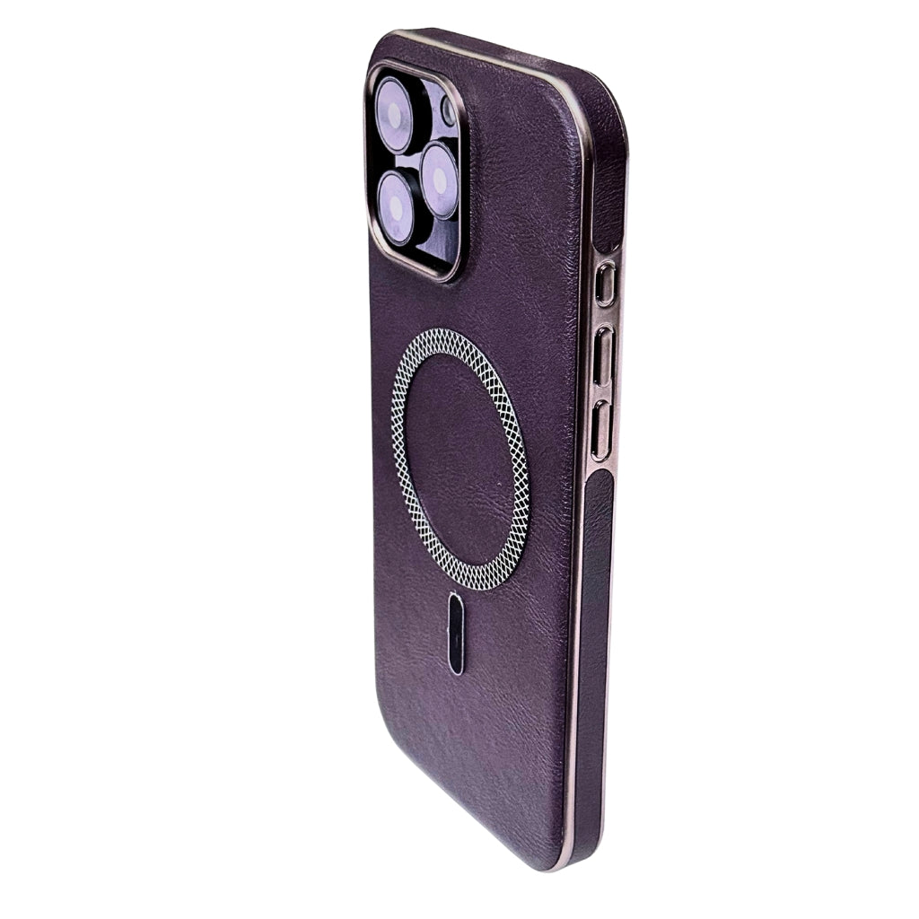 Mungu Highly Premium Leather Case for iPhone 16 Pro 16 Pro Max 15 Pro 15 Pro Max with Megsafe in 8 Colours