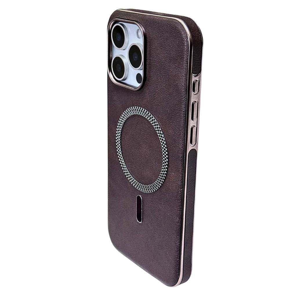 Mungu Highly Premium Leather Case for iPhone 16 Pro 16 Pro Max 15 Pro 15 Pro Max with Megsafe in 8 Colours