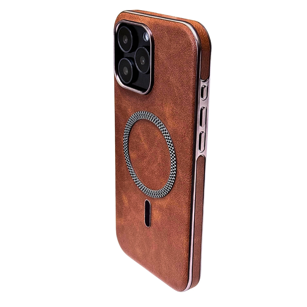 Mungu Highly Premium Leather Case for iPhone 16 Pro 16 Pro Max 15 Pro 15 Pro Max with Megsafe in 8 Colours