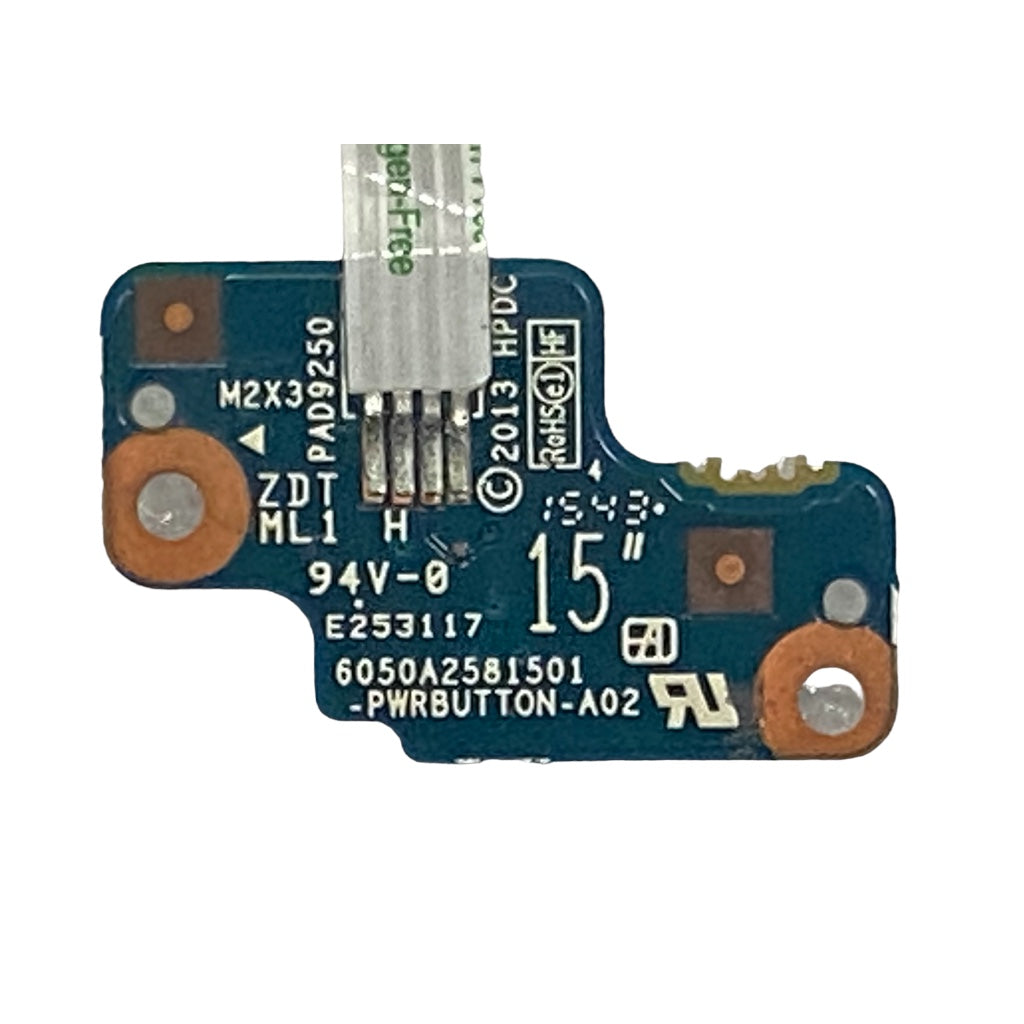 Power Button HP ProBook 650 G1 with Cable 738701-001 6050A2581501