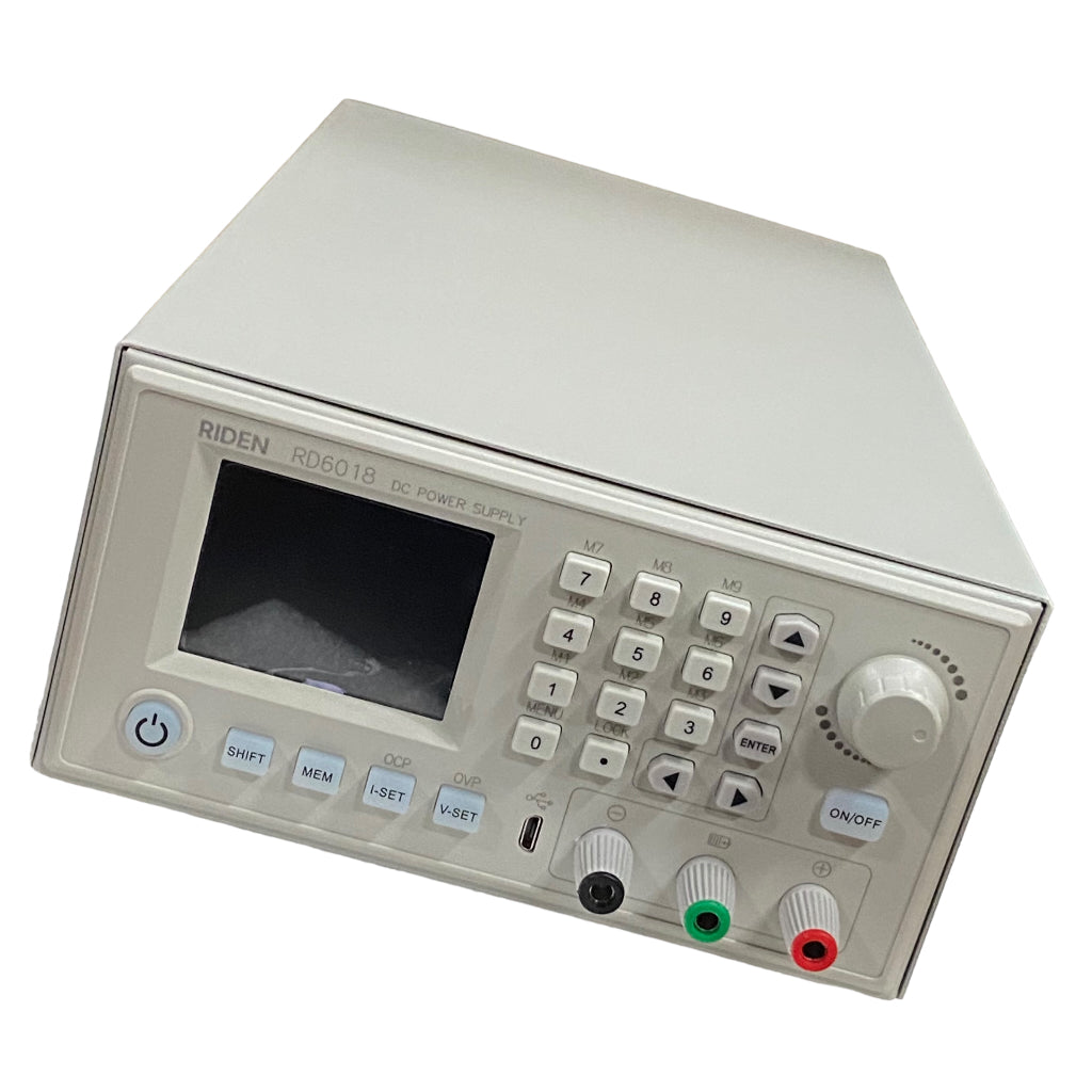 RIDEN RD6018 Complete Set 60V 18A USB AC to DC Adjustable Step Down Voltage Lab Bench Power Supply Buck Converter 1080W
