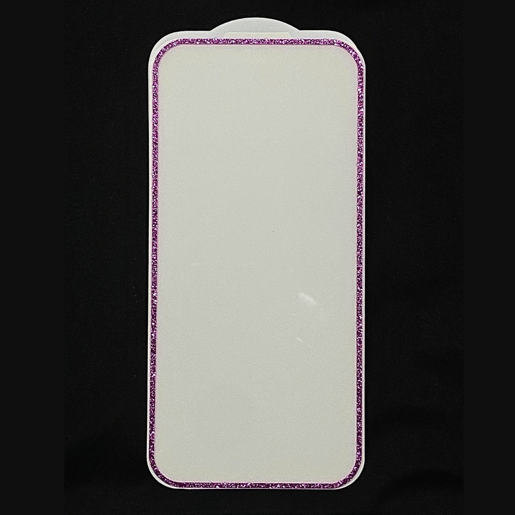 Premium Tempered Glass IPhone 16 Pro 15 Pro 14 Pro 15/16 13/14 with Dimond Glitter