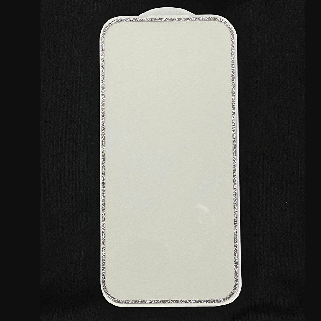 Premium Tempered Glass IPhone 16 Pro 15 Pro 14 Pro 15/16 13/14 with Dimond Glitter