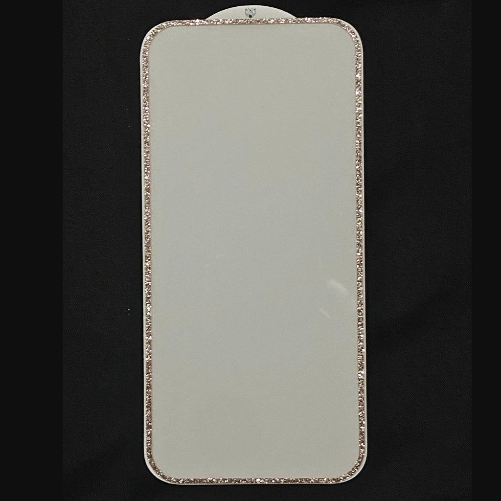 Premium Tempered Glass IPhone 16 Pro 15 Pro 14 Pro 15/16 13/14 with Dimond Glitter