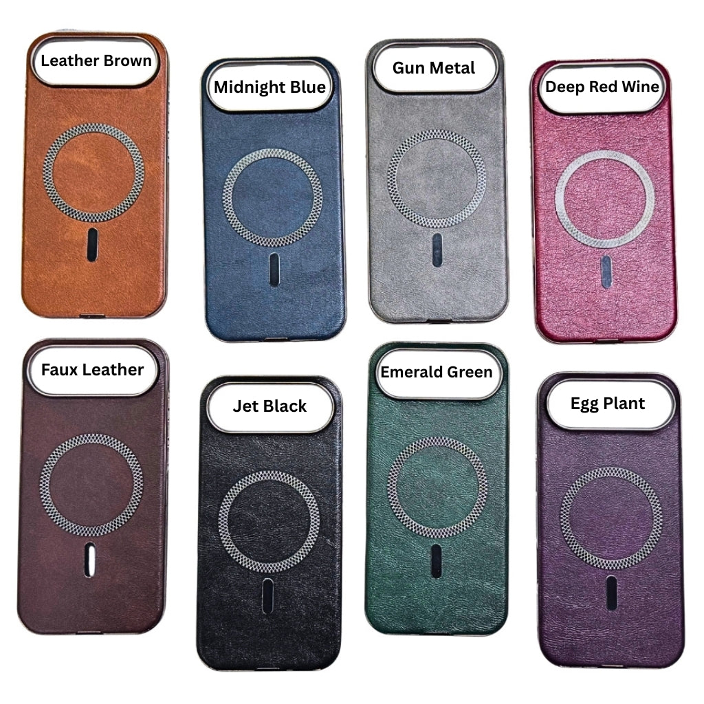 Mungu Highly Premium Leather Case for iPhone 17 17 Pro 17 AIR 17 Pro Max with Megsafe in 8 Colours